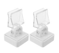 TOYANDONA Lot de 2 pinces magnétiques réglables pour étiquettes de prix | Support magnétique pour présentoir avec base, porte-affiches multi-angles pour magasins de détail, supermarchés,