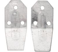 TOYANDONA Lot de 2 supports muraux pour urinoirs et lavabos destinés aux | Kit de fixation robuste pour urinoirs et lavabos commerciaux, finition anticorrosion, stabilité garantie, installation facile