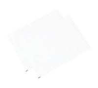 TOYANDONA Lot de 2 Tableaux Blancs Autocollants Amovibles en Plastique Blanc, Surface Effaçable à Sec Réutilisable, pour Conférences et Dortoirs