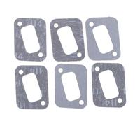 TOYANDONA Lot de 6 joints d'échappement pour moteur de tronçonneuse | Joint d'étanchéité d'échappement compatible avec Husqvarna H345, 353 et 350, épaisseur uniforme, améliore les