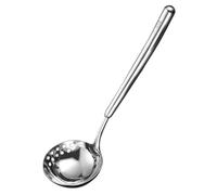 TOYANDONA Louche à Soupe en Acier Inoxydable Poignée Confortable, Écumoire Multifonction pour Cuisson et Service Cuisine