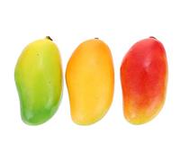 TOYANDONA Mangue Artificielle en Mousse Réaliste Lot De 3 Modèles De Fruits Simulés pour Décoration Maison Accessoires Photo Dimensions 5.1X2.6X1.8 Pouces