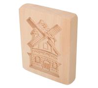 TOYANDONA Moule à Biscuits en Bois Créatif pour Pâtisserie Diy, Beige | Surface Lisse, Nettoyage Facile, Pratique pour Amateurs de Création, Fournitures de Boulangerie