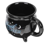 TOYANDONA Mug en Céramique Noire 3d de Chaudière de 450ml pour Boissons Chaudes, Maison ou Restaurant Pendant Halloween