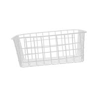 TOYANDONA Organisateur de Congélateur Panier Fil Métallique 28x21,5x12 Cm Blanc Stockage Alimentaire Fruits Légumes la Cuisine Maison