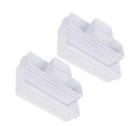 TOYANDONA Organisateur de Tiroir Réglable 16 Pièces en Plastique Blanc 24x16x9 Cm, Boîte de Rangement Carrée pour Cosmétiques, Parfums et Maquillage, Rangement Modulable pour Salle