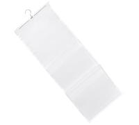 TOYANDONA Organisateur et Grosse Capacité avec Design Multi-Couches de Paquet à Main Suspendu en Nylon Blanc Élégant et Pratique pour Rangement Garde-Robe