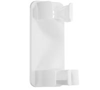 TOYANDONA Organisateur Mural de Salle de Bain en Plastique Blanc, Support Multifonctionnel pour Lisseur et Peignes, Design Mural Simple et Gain de Place, Installation Facile