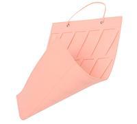 TOYANDONA Organisateur Suspendu Gain de Place en Feutre pour Bijoux et Bandeaux et Affichage Pratique Pochette Murale Rose pour Colliers et Accessoires Cheveux