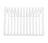 TOYANDONA Organiseur de Livres Triangulaire en Acrylique 12 Compartiments, Porte-CD et Porte-journaux pour Bureau ou École, Étagère de Rangement Pratique et Compacte