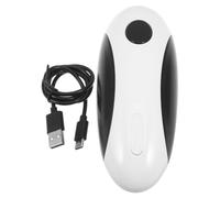 TOYANDONA Ouvre-boîtes Électrique Rechargeable USB à Commande Automatique | Acier Inoxydable et Abs, Bouton Unique, Capteur Intelligent, pour Bocaux et Conserves Rondes, Carrées