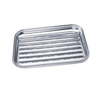 TOYANDONA Panier à Rôtir à Poisson Acier Inoxydable pour Barbecue Plaque De Cuisson Extérieure Poêle à Frire Domestique