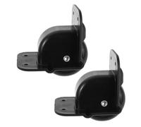 TOYANDONA Paquet de 2 Roues de Réparation Silencieuses en Caoutchouc pour Valises à roulettes Universelles, Pivotantes 360° Système de Blocage Directionnel, Remplacement Solide pour Bagages