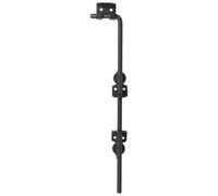 TOYANDONA Pêne Dormant Robuste en Acier au Carbone 45cm pour Portail Bois Extérieur et Jardin, Butée de Porte Résistante aux Intempéries et Esthétique