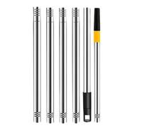 TOYANDONA Perche Amovible 1,7m Inoxydable pour Peinture Acier en Télescopique Rallonge Multi-usage Poignée Professionnelle pour Usage Domestique et Nettoyage