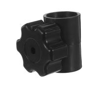 TOYANDONA Pièce Détachée Parasol, Connecteur de Mât en Plastique Noir 32/28 Mm