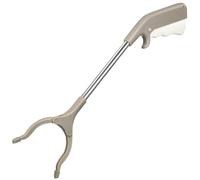 TOYANDONA Pince à Poubelle en Acier Inoxydable 40cm pour Déchets | Poignée Antidérapante Abs, Ramassage Facile, Usage Extérieur, Accessoires de Travail Sanitaire, Objet Garbage