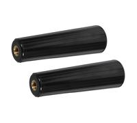 TOYANDONA Poignée de Barbecue Rotative en Bakélite Noire, Résistance Élevée la Chaleur, Filetage M8 Stable, Lot de 2 Pièces, Accessoire pour Camping et Grillades
