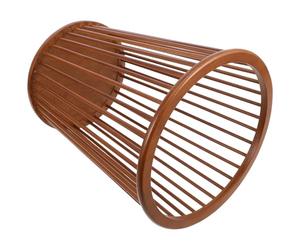 TOYANDONA Poubelle Cuisine en Bambou Capacité Suffisante pour Usage Solide, Design Moderne et Créatif, Maison Bureau
