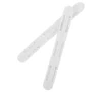 TOYANDONA Rails de Tiroir en Plastique 2pcs Glissières Silencieuses Faciles à Installer Cuisine et Salle de Bain, Support Coulissant à Montage Latéral pour Rangement Pratique
