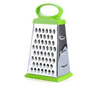 TOYANDONA Râpe à Quatre Faces pour Couper Pommes de Terre, Carottes et Concombres en Acier Inoxydable Vert Multifonctionnelle Ustensile Cuisine Pratique pour Usage Quotidien