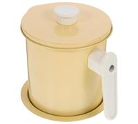 TOYANDONA Récipient à Huile Cuisine 1,4l en Fer Raffiné Passoire Fine Grosse Capacité et Versement Pratique pour Usage Domestique
