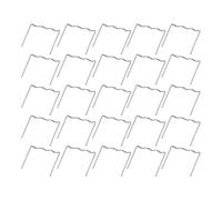 TOYANDONA Réparation de pare-chocs Agrafes chaudes 1000Pcs fer argent pour pistolet de soudage plastique réparation de pare-chocs de voiture et radiateur