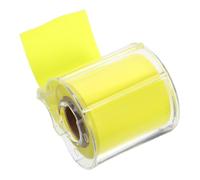 TOYANDONA Rouleau de Notes Autocollantes Adhésives Jaunes Fournitures de Bureau Pratiques pour Organisation au Bureau et Listes de Tâches Papier Repositionnable Facile à Enlever