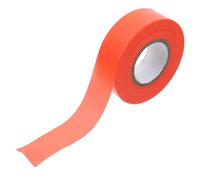 TOYANDONA Ruban de Balisage Non Adhésif Orange Fluorescent 2,5 Cm X 45 M en PVC Réfléchissant pour Signalement de Sentiers et Zones Dangereuses, pour Chasse et Randonnée en Plein Air