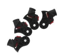 TOYANDONA Set de 4 roulettes Universelles pour Valise en Plastique Kit de Fixation, Installation Facile pour Réparation Rapide de Bagages Noirs