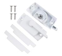 TOYANDONA Sets de Verrous en Alliage de Zinc Sécurité Renforcée Lot de 2 Prévention Levage Couleur Blanc pour Fenêtres Coulissantes pour Maison