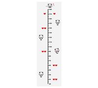 TOYANDONA Sticker Chambre Facile et Filles à Utiliser D'garçon Noir pour Garçon Mural Décoratif de Règle de Hauteur en Acrylique 1 Set pour Enregistrer la Croissance des