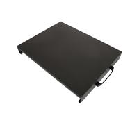 TOYANDONA Support de Poêle en Alliage Noir Antidérapant Construction Robuste et Design en Grille pour Organiser Cuisine et Protéger la Plaque de Cuisson