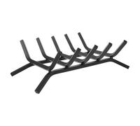 TOYANDONA Support en Métal Robuste pour Porte Bûches Cheminée Noir, Construction Solide et Entretien Facile, pour Rangement Bois de Chauffage Intérieur