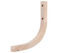 TOYANDONA Support Suspendu pour Panier à Fleurs en Bois, Mural Khaki | Installation Fluide Diverses Surfaces, Intérieur Salon, pour Lanternes, Mangeoires, Carillons Solaires
