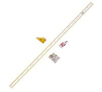 TOYANDONA Tableau de Croissance Amovible pour Garçon et Filles en Pvc Jaune Mesure Magnétique, Autocollant Mural Facile à Poser pour Chambre de Bébé ou Salle de Jeux
