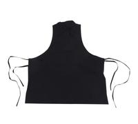 TOYANDONA Tablier à Bretelles Noir pour Coiffeur Professionnel en Tissu Poches, Design Unique et Protection Optimale pour Usage Commercial et Salon de Coiffure