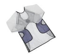 TOYANDONA Tablier Transparent avec 2 Poches à Manches Longues en Pvc pour Essuyer les Mains, Réutilisable Séchage Rapide, Travail et Coiffeur Unisexe