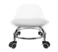 TOYANDONA Tabouret à roulettes pour Enfants, Chaise roulante pour | Tabouret à roulettes avec roulettes verrouillables pour plus de sécurité, petite chaise roulante se glisse sous une table,