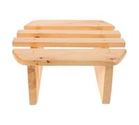 TOYANDONA Tabouret en Bois Solide et Ergonomique pour Rehausseur de Lit, Petit Meuble Élégant pour Intérieur Décor et Usage au Chevet