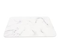 TOYANDONA Tapis Égouttoir à Vaisselle en Diatomite 30x40 Cm, Grand Modèle Marbre, Ultra-absorbant et Séchage Rapide, Tapis de Séchage Multifonction Cuisine et Salle de Bain, Support
