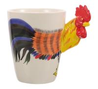 TOYANDONA Tasse à Café et Capacité Moyenne avec Anse Coq 3d Originale en Céramique Confortable à Tenir, pour Célébrations de Pâques et Bureau