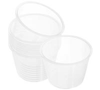 TOYANDONA Tasses à Mesurer le Riz sans Bavure Lot de 10 en Plastique Pp Transparent 80ml Empilables pour Cuisson Quotidienne du Riz et Pâtisserie