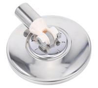 TOYANDONA Tête de Balai Rotative de Remplacement en Acier Inoxydable Disque Rond pour Nettoyage Sols Carrelés à Friction Renforcée, pour Maisons et Bureaux