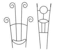 TOYANDONA Treillis Mural Métal pour Plantes Grimpantes Support Robuste sans Perçage pour Haricots Concombres Tomates Intérieur et Extérieur Kit Palissage et Stable