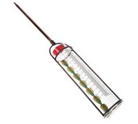 TOYANDONA Tube de Rechange pour Pluviomètre en Verre Transparent, Appareil de Mesure Précis pour Jardin et Patio Extérieur, Utilisation Solide et Élégante