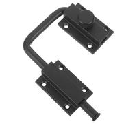 TOYANDONA Verrou 10,5x8,5x1,6 Cm en Acier Inoxydable Noir Multifonction Sécurité Renforcée et Utilisation Simple pour Porte et Fenêtre pour Grange et Patio