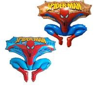 Toyland® 2 ballons en aluminium en forme de personnage sauteur Spider Man de 79cm (31") - Ballons de fête pour enfants (un de chaque)