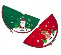 Toyland Jupe Verte de Sapin de Noël 106 cm (42") - Décoration de Noël (Vert&Rouge)