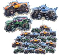 Toyland® Lot de 20 - Mini-ballons Monster Jam - Tiges et supports inclus
